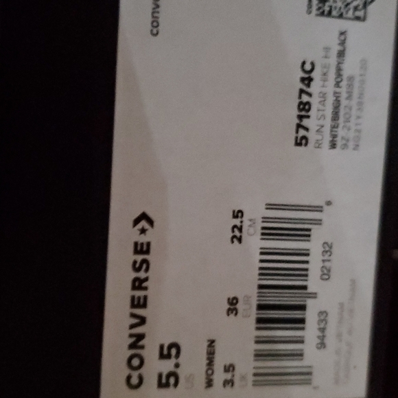 Converse Run Star Hike High 'Made With Love' Platform WOMEN SZ / 571874C - Picture 13 of 16